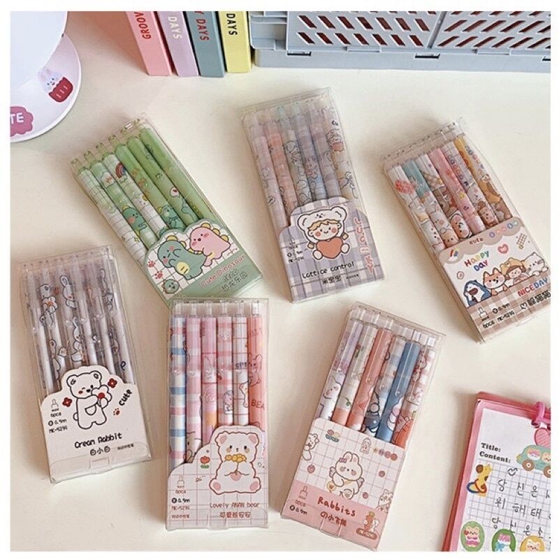 

Promo Cute Pen Set Automatic Pen Kawai Pen Pena Otomatis Pulpen Korea Lucu Diskon