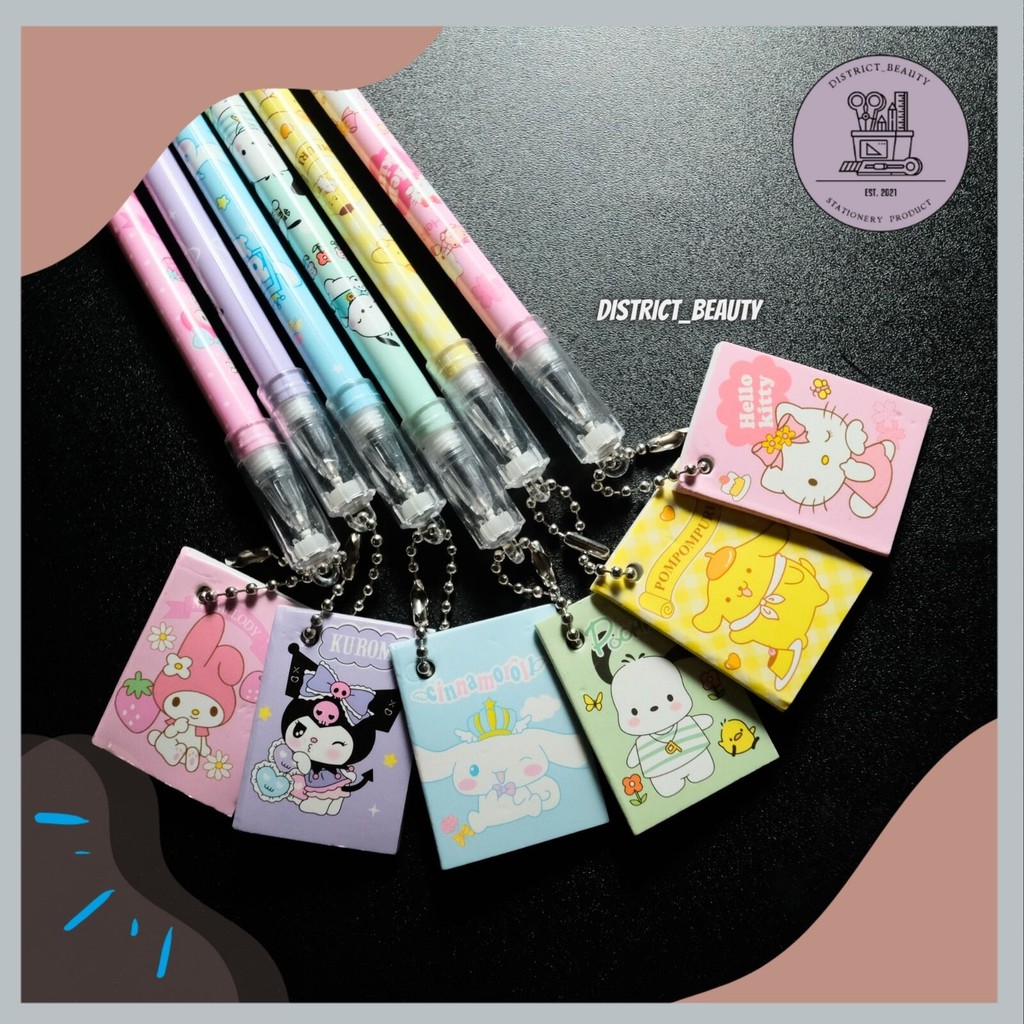 

Promo Pulpen Gantungan Buku Sanrio Pen Gel Buku Kuromi Cinamorol Pulpen Lucu Termurah Diskon