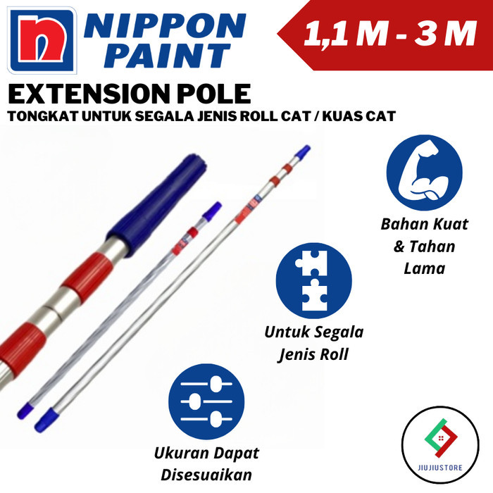 NIPPON PAINT GAGANG ROLL CAT NIPPON TONGKAT ROLL CAT PREMIUM MULTI PURPOSE EXTENSION ROLL POLE