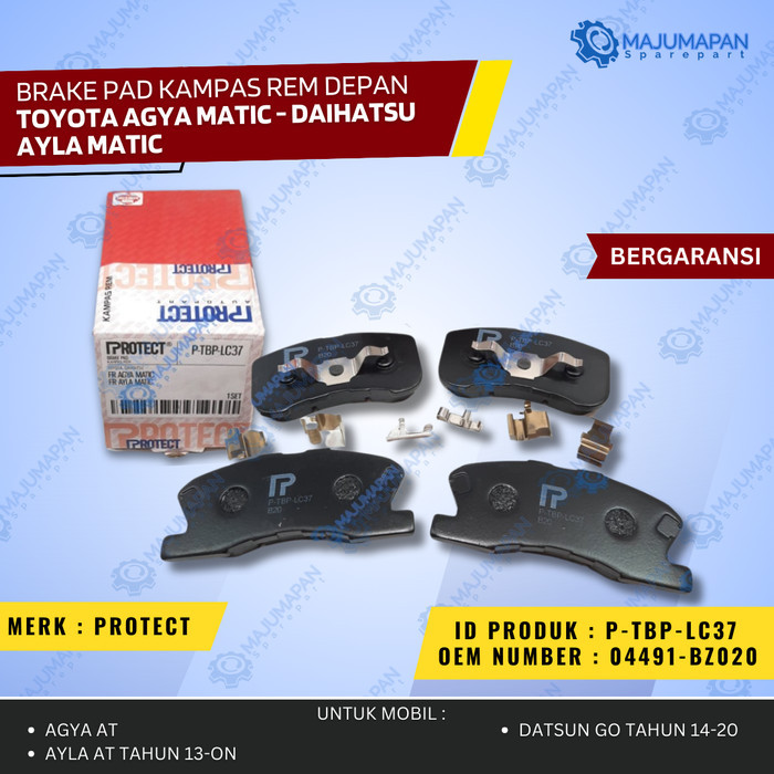 Brake Pad Kampas Rem Depan Toyota Agya Matic - Daihatsu Ayla Matic