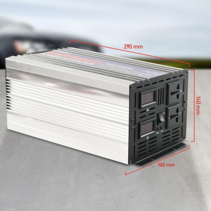 Power Inverter Pure Sine Wave DC 12V 24V to AC220V 5000W PSW 5000 WATT