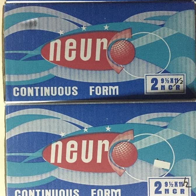 

Neuro K2/2 NCR Kertas Continuous Form 9 1/2 x 11 2 ply bagi 2 K2:2 NCR