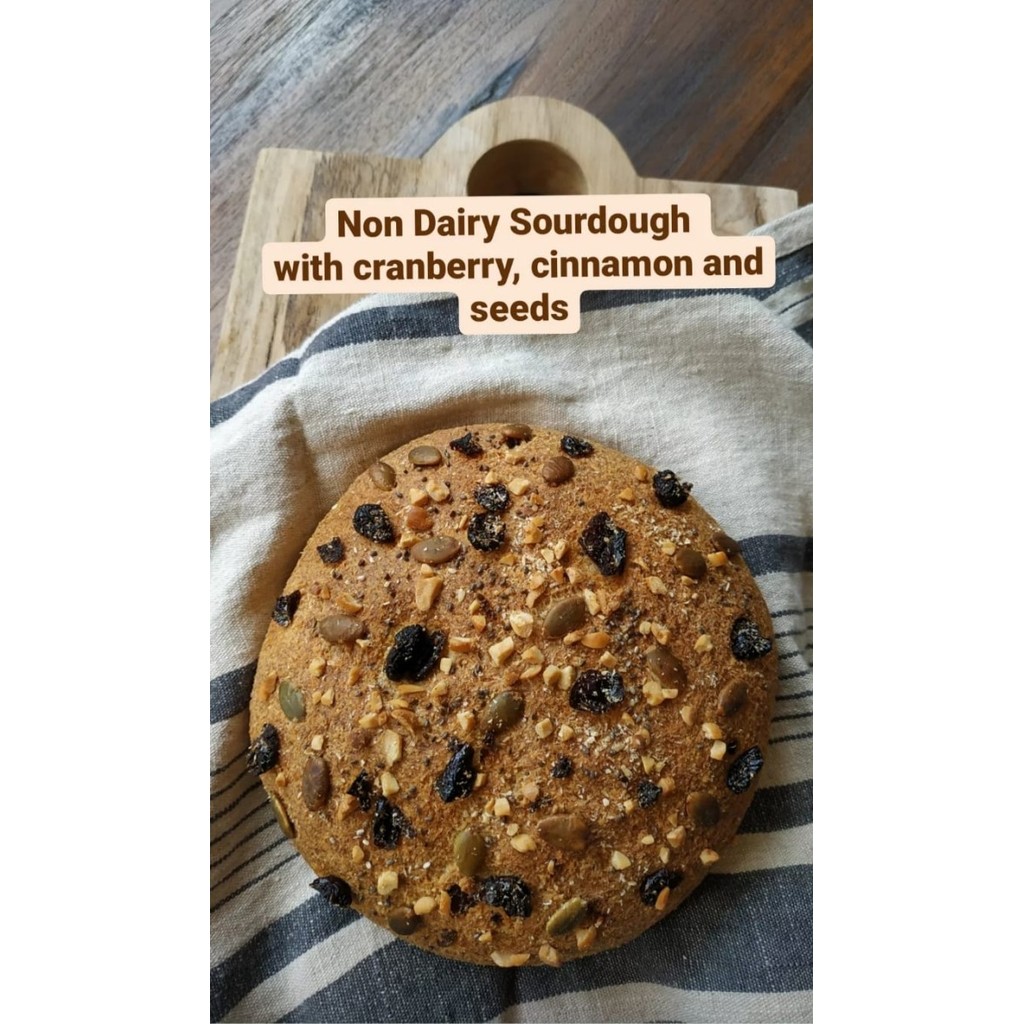 

KETO DEBM DIABETIC SOURDOUGH BREAD WITH CRANBERRY AND SEEDS