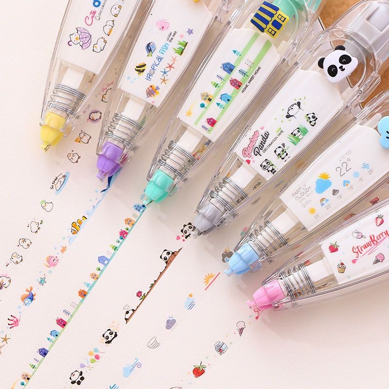 

Creative Lace Tape Press-type Cute Cartoon Pattern Correction Tape