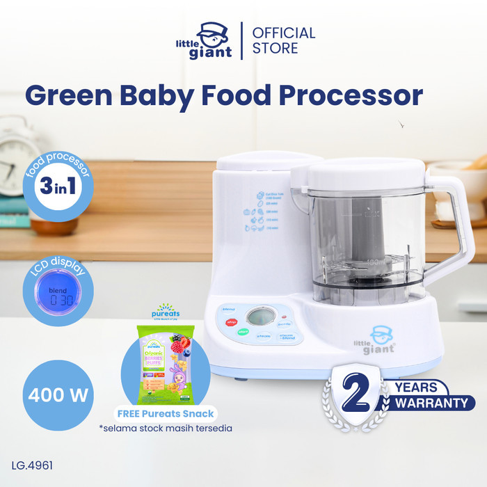 Little Giant Green Baby Food Processor Food Processor MPASI Baby Food Maker