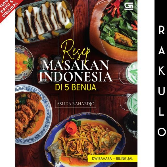 

Terlaris Buku Resep Masakan Indonesia Di 5 Benua By Aslida Rahardjo Gra Ready Stok