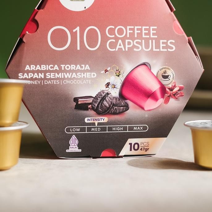 

Kopi Kapsul - O10 Arabica Toraja Sapan Coffee Capsule | Kapsul Nespresso Compatible - Coffee Capsules