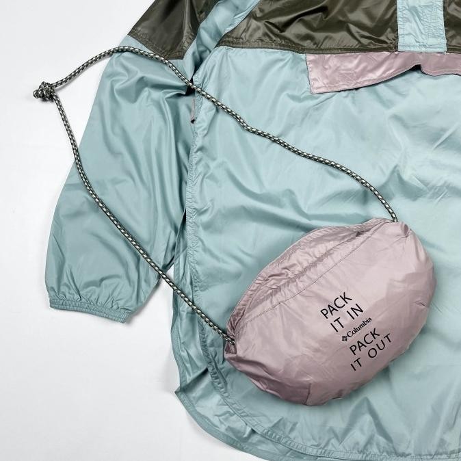 Promo Jaket Windbreaker Columbia Women Park Anorak Packable Jacketlighweight
