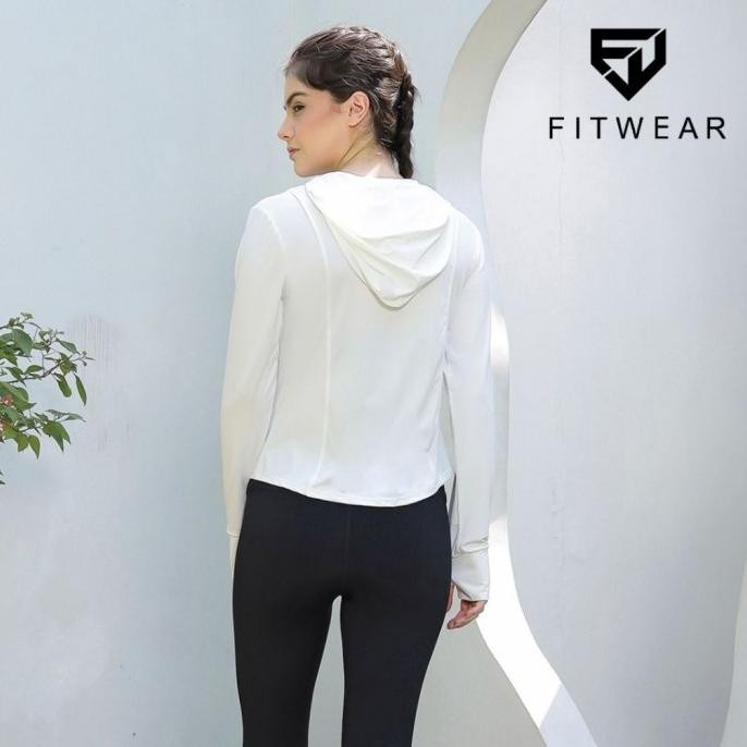 Promo Jaket Olahraga (Running, Sepeda, Gym) Fitwear Natasha Turtle Neck