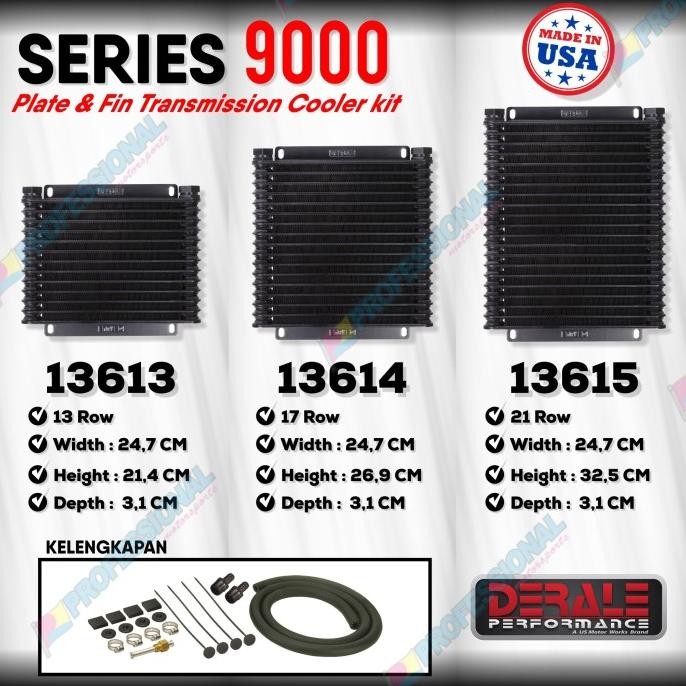 BEBAS ONGKIR - ATF automatic Transmisi Cooler DERALE 9000 Pajero Fortuner Innova