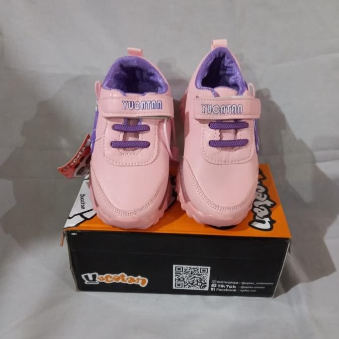 Sale Sepatu Led/Nyala Anak Perempuan Yucatan Zzd 7817 Pink