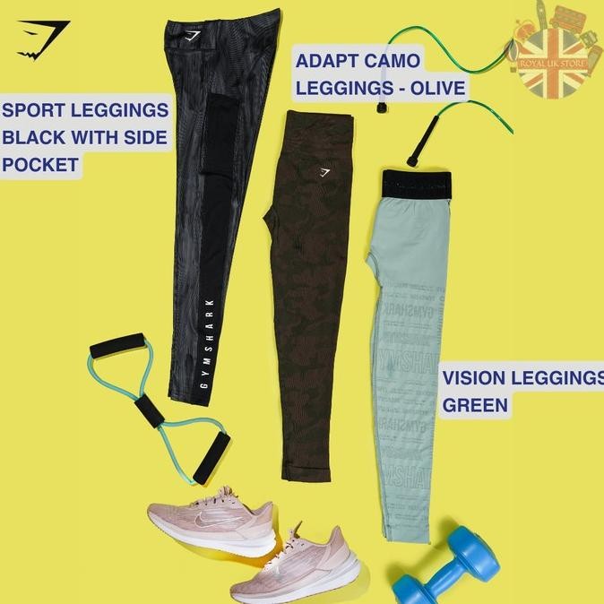 Murah Gymshark Women Leggings/Sport/Training Pants/Olahraga [100% Original]