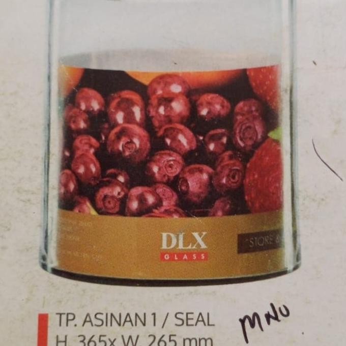 Sale Toples Asinan 1 Dlx 15 Liter / Toples Kaca (Gojek / Grab)