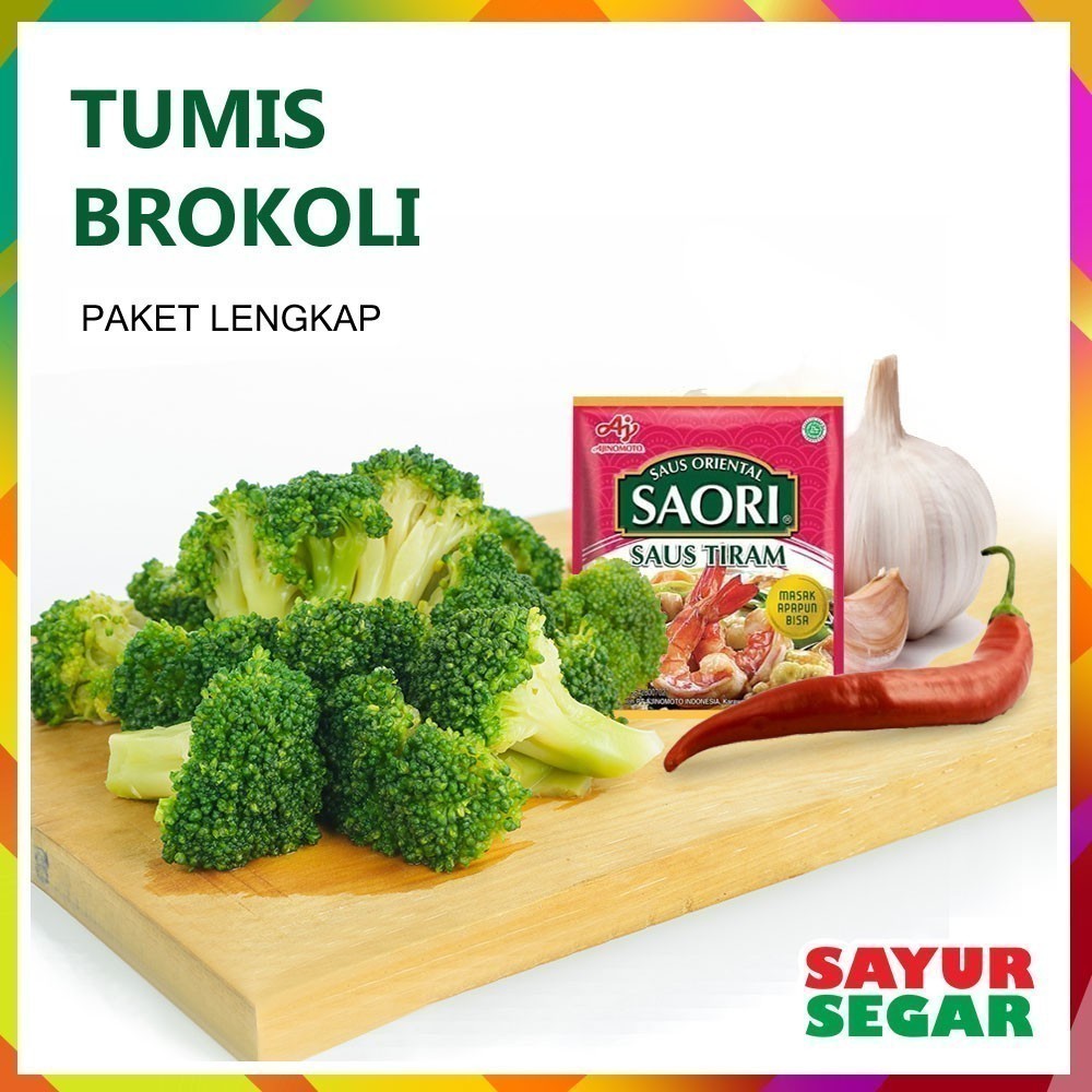 

Paket Sayur Cah Brokoli / Tumis Brokoli [1 Paket Sayur] - Ready to Cook