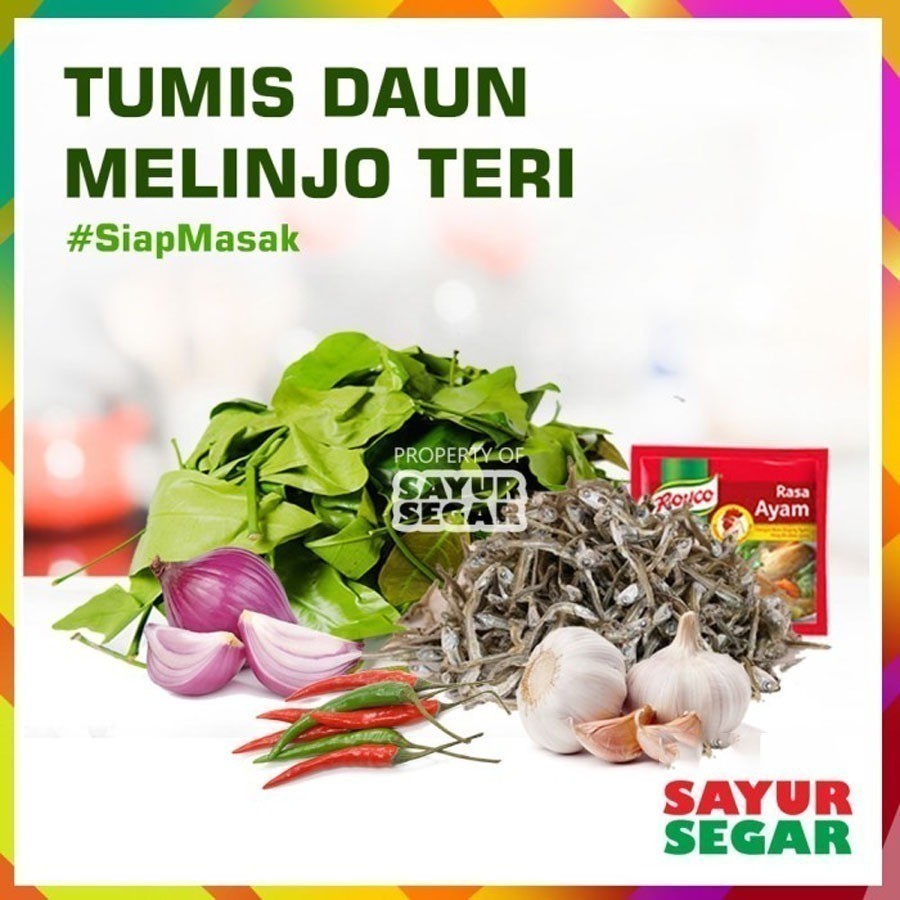 

[DEPOK] PAKET TUMIS TERI DAUN MELINJO [1 Paket]