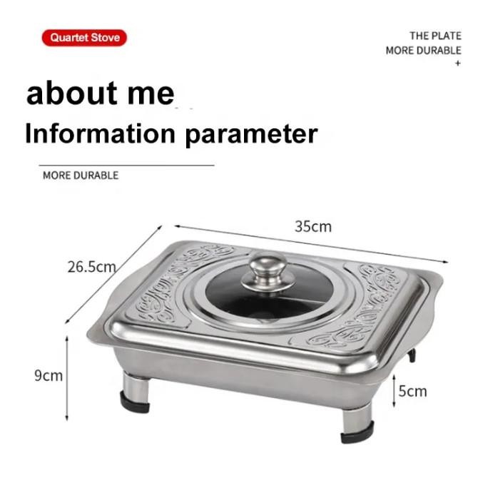 Murah Paket Prasmanan Stainless Plus Sendok 5In1 Paket Prasmanan Pesta Set