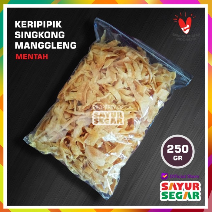 

TERMURAH KERIPIK SINGKONG PANJANG [250g] MANGGLENG