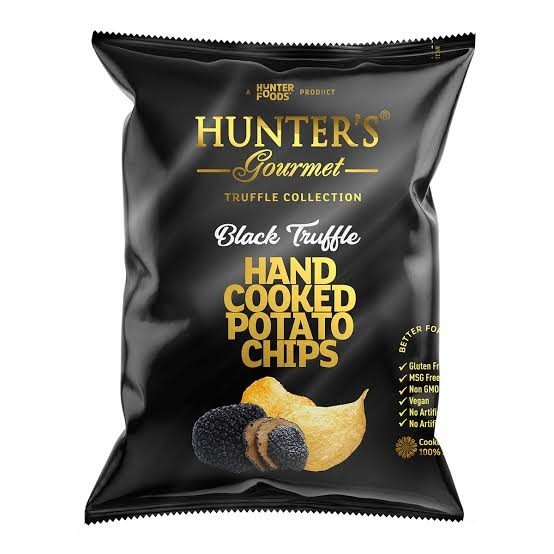 

TERLENGKAP [GLUTEN FREE] Hunters Truffle Chips - Black Truffle Potato Chips