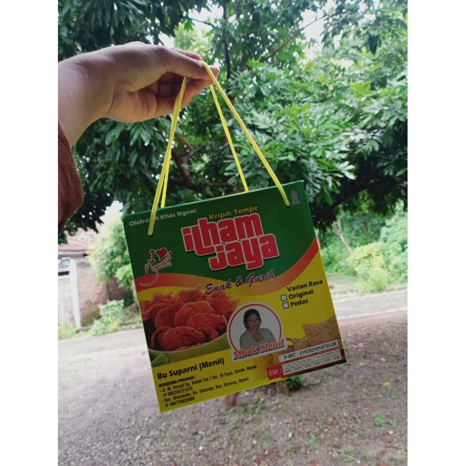

TERBARU KERIPIK TEMPE ILHAM JAYA, KERIPIK BOX,ISI 5 SEDANG