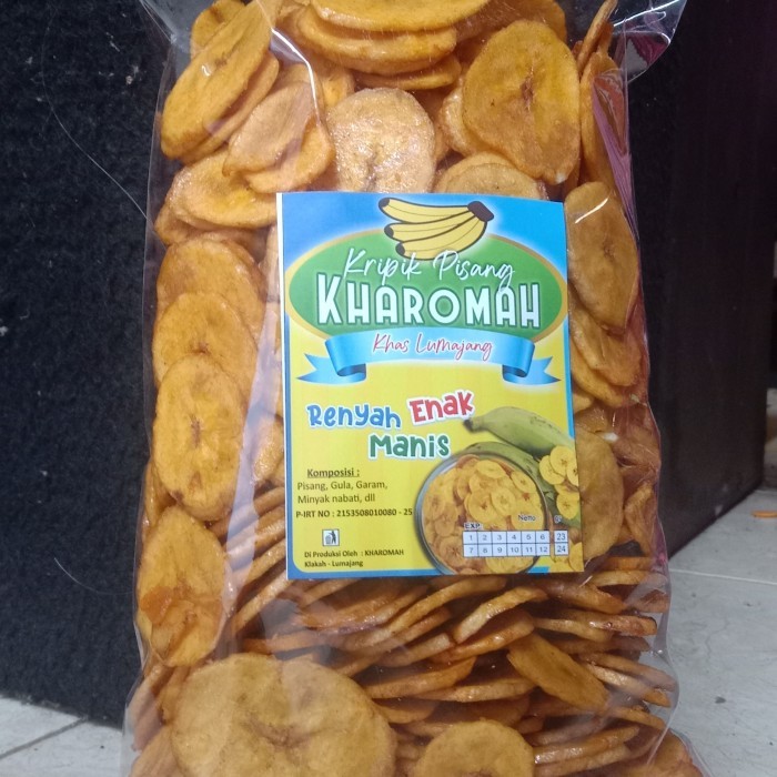 

LIMITED EDITION kripik pisang manis renyah 1kg