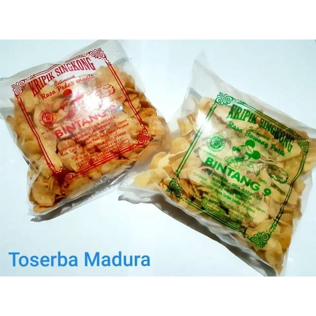 

TERBATAS Keripik Singkong Kripik Madura Manding merk Bintang 9
