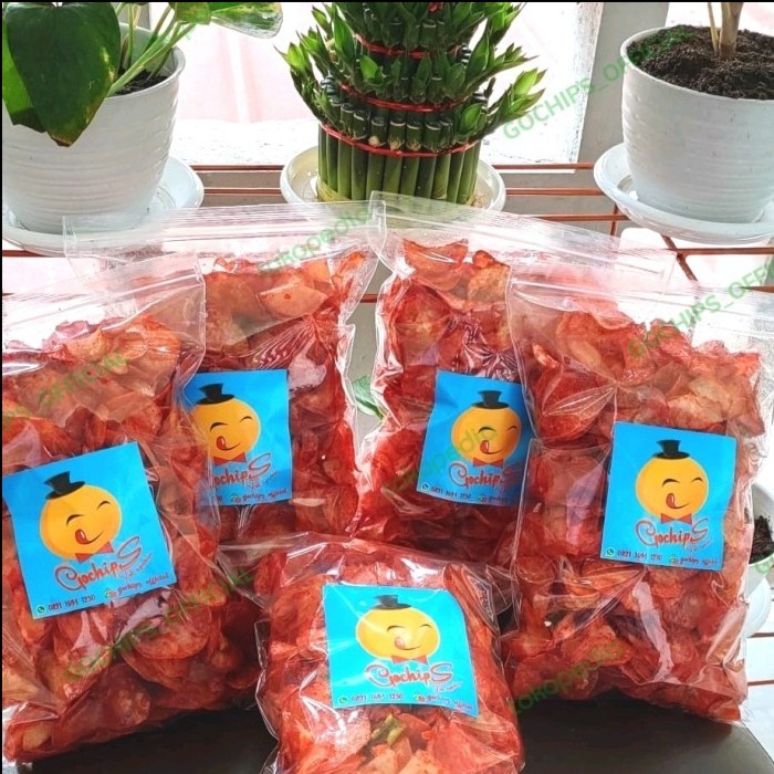

PRODUK TERBATAS keripik singkong pedas balado kripik 500gr