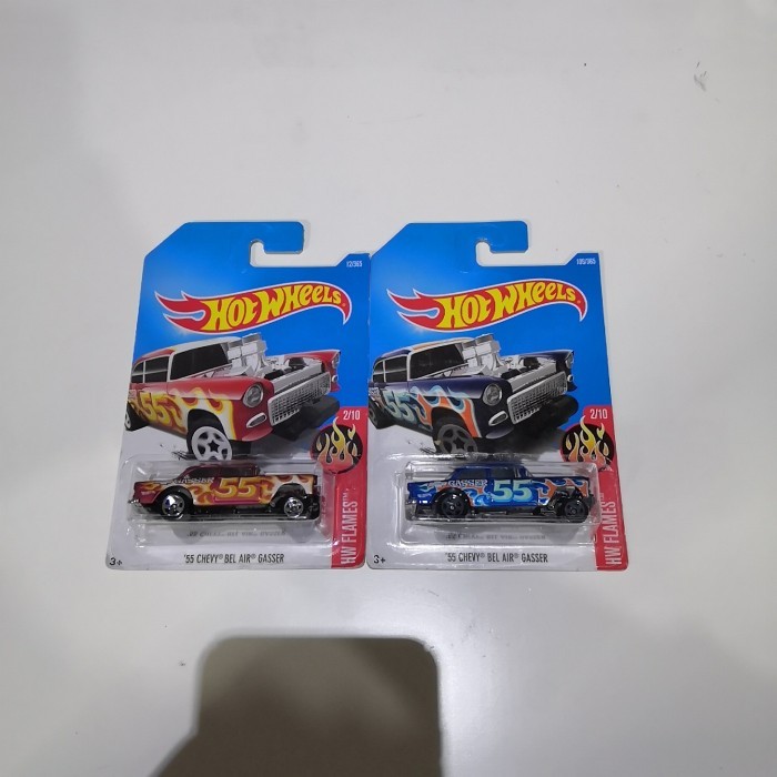 Hotwheels 55 Chevy Bel Air Set