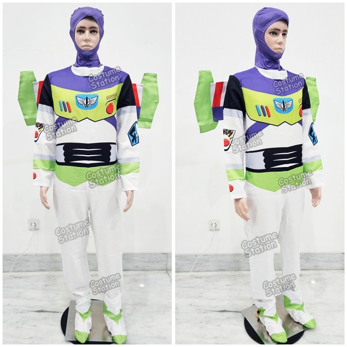 Kostum Toy Story Buzz Lightyear / Costume Astronot Astronaut Mainan Halloween pria cowo dewasa