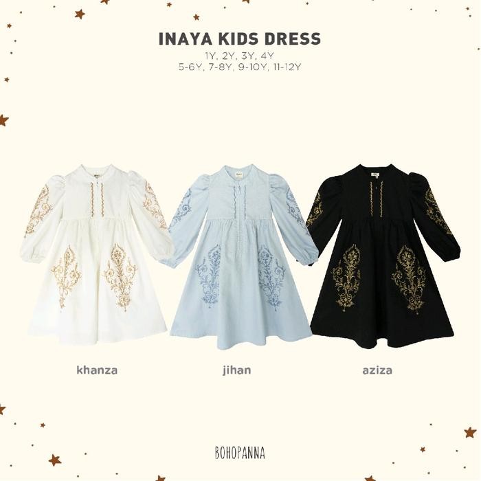 Inaya Baby Dress / Inaya Kids Dress / Inaya Mommy Dress Bohopanna B99 Zahra Dress / Zahra (Tidak