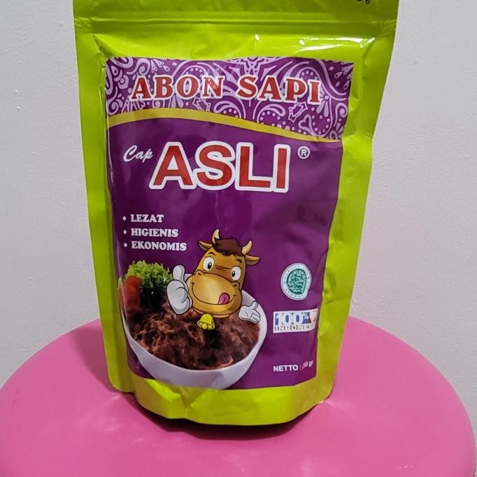 

Abon sapi asli cap Asli DS76