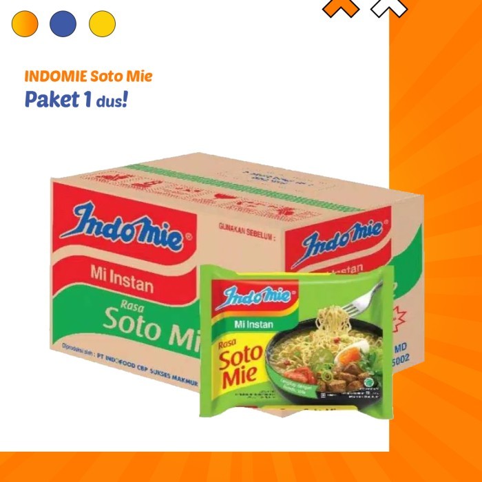 

PROMO / BEST SELLER / Indomie Soto 1 Kardus NON COD