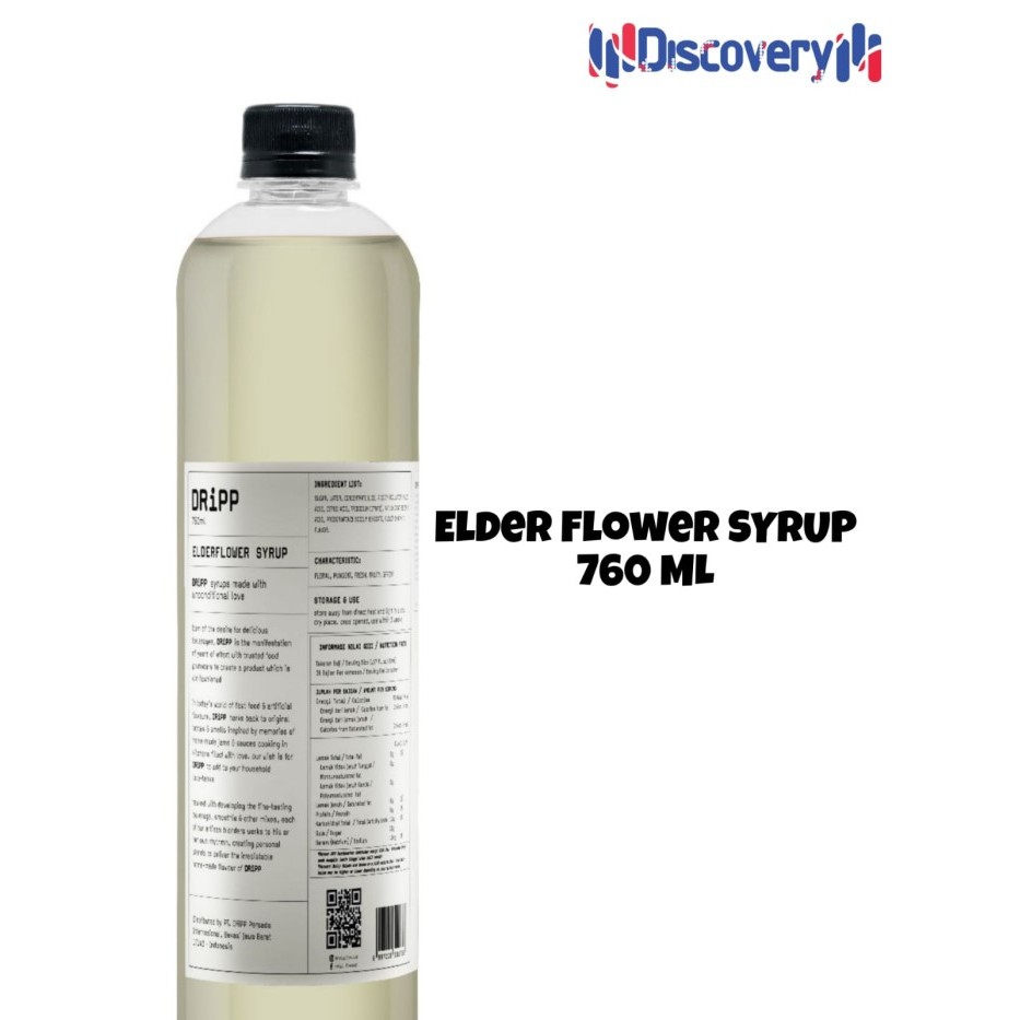 

DRiPP Syrup - Elderflower Syrup 760 ml