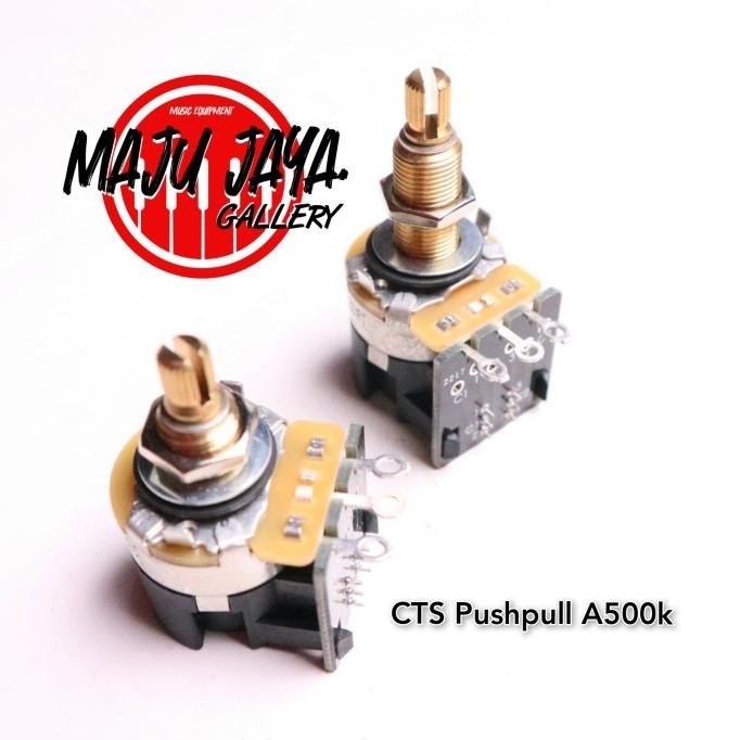 potensio gitar CTS pushpull A500k B500k no alpha dimarzio fender gotoh