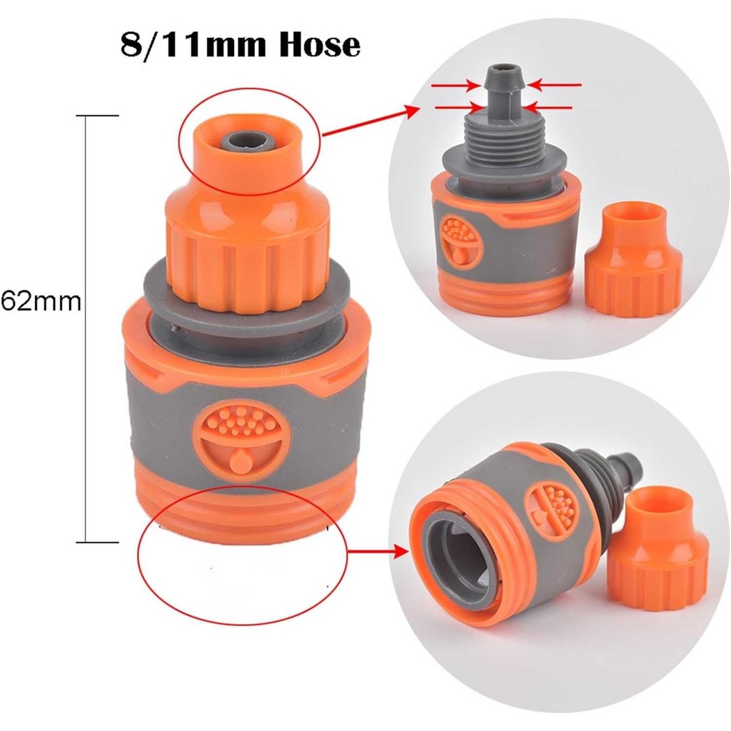 Sambungan Selang Air Konektor Irigasi Taman Drat 03-Apr Inch YY811