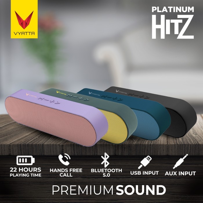 Vyatta Platinum Hitz Tws Speaker Bluetooth - Stereo, Usb/Tf-Mega Bass