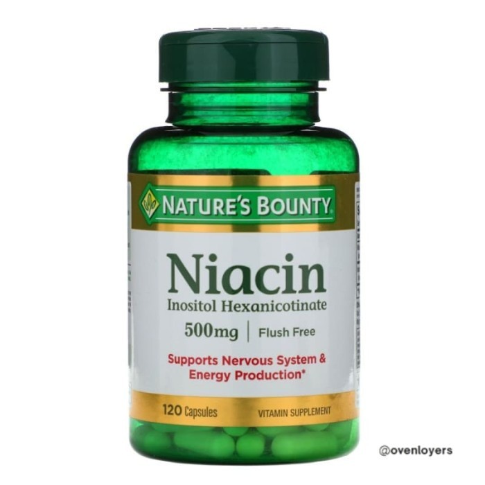 

Natures bounty flush free niacin 500 mg 120 capsules