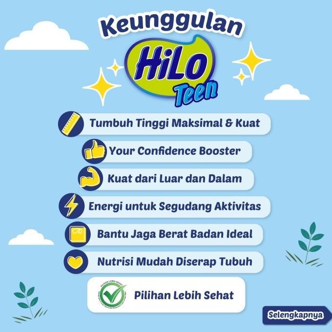 

PROMO / HiLo Teen Vanilla Caramel 1000 gram - Susu Tinggi Kalsium NON COD
