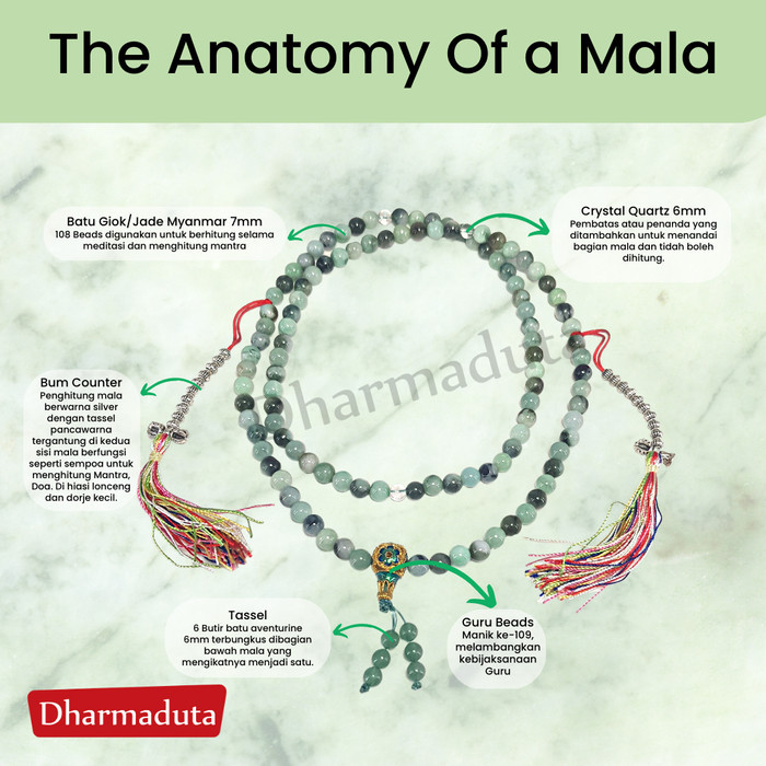 Terbaru Bum Japamala Counter Vajra Bell Alat Ritual Buddha Tantrayana Tibet Ready