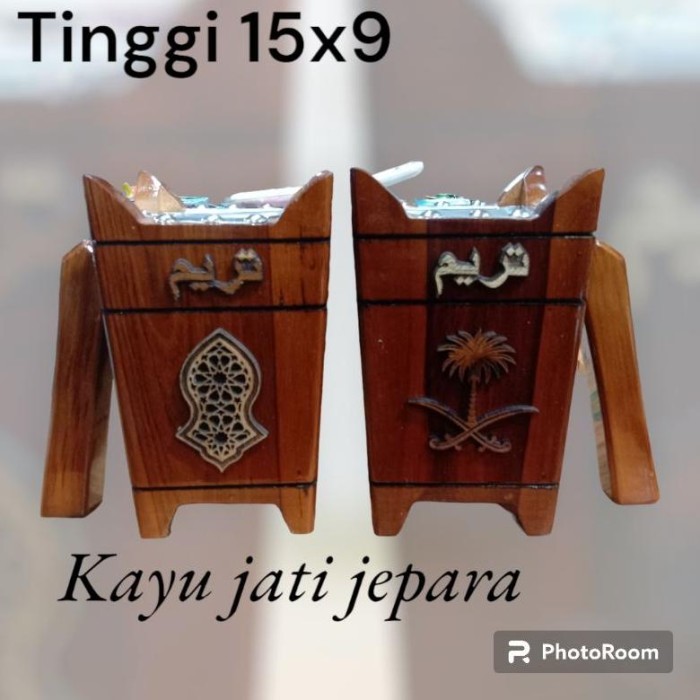 Mabkhara tempat bakar bukhur kayu jati tarim