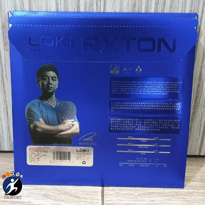 Karet Pingpong Loki Rxton 5 Blue Original