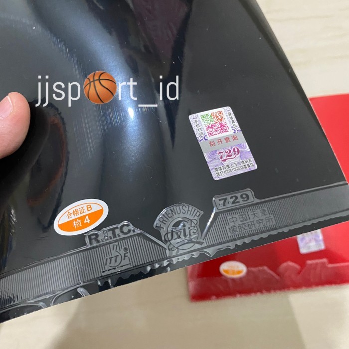 Karet Bat Pingpong Karet Bet Pingpong Rubber 729 Cross Isi Sepasang