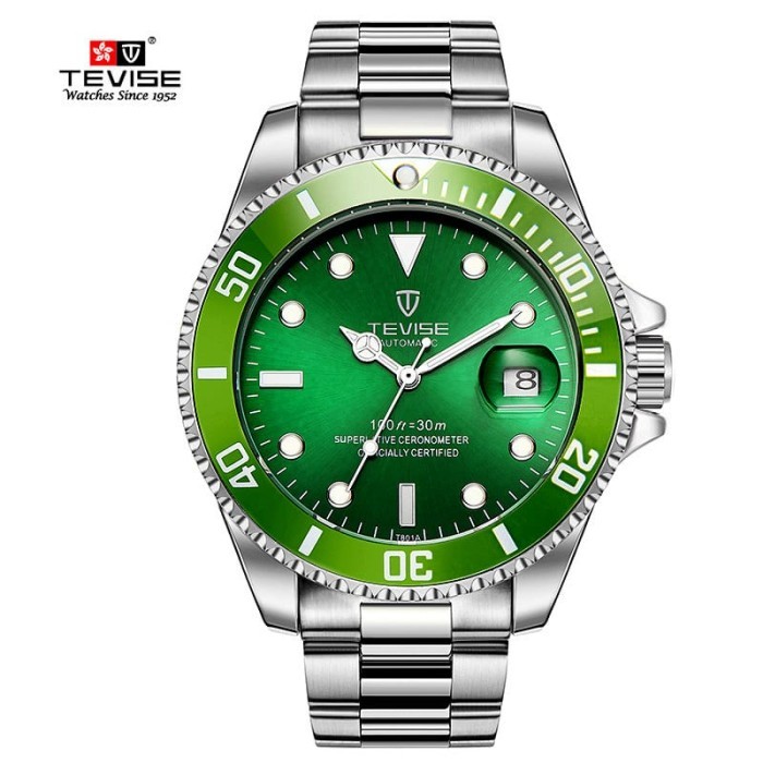 Jam Tangan Ekslusif Tevise Full Automatic Original Tahan Air #Gratisongkir #Sale #Discount