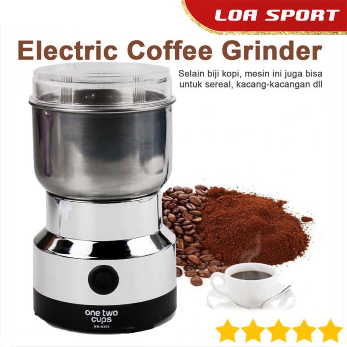 Mesin Giling Kopi Listrik Kecil 50G Blender Stainless Kacang Cabe