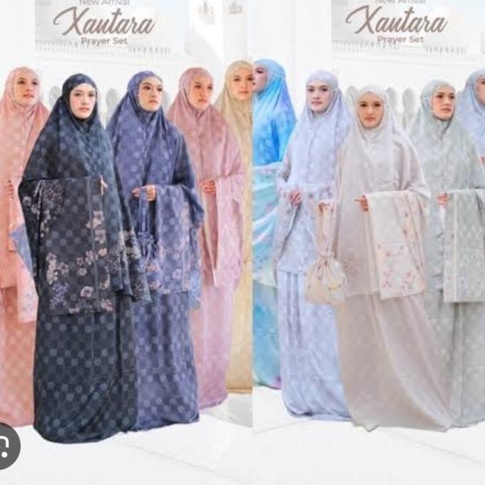 Spesial Mukena / Prayer Set Seri Xantara By My Lady Incl. Sajadah Dan Pouch
