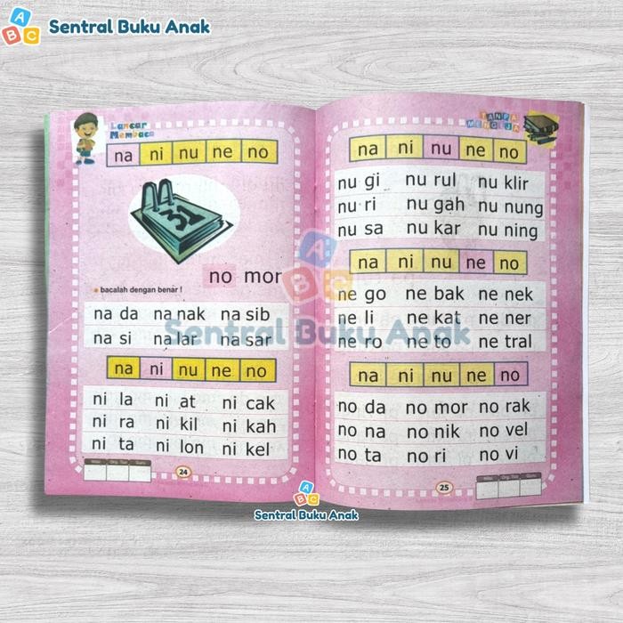 

[Dapat 6 Buku] Lancar Membaca Tanpa Mengeja Full Color (Jilid 1-6) - Buku Anak Sekolah Tk Paud Murah