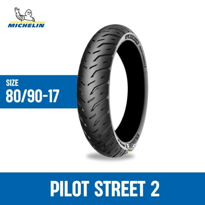 Ban Motor Michelin Pilot Street 2 80/90 Ring 17 Tubeless