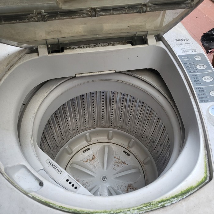 MESIN CUCI SECOND BEKAS SANYO ASW-A76HT