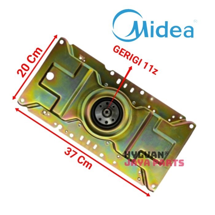 GEARBOX MESIN CUCI 1 TABUNG MIDEA MAM 130-S2 GERIGI 11