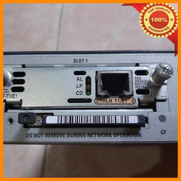 [SPL] CISCO ROUTER 1841 ROUTER CISCO 1840 SERIES + T1/E1 & SERIAL MODULE