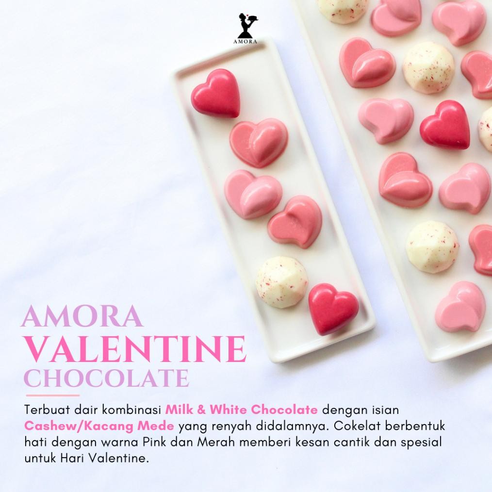 

COD READY STOCK INSTANT/SAMEDAY Amora Valentine Chocolate - Hadiah/Kado Cokelat Valentine Oy58